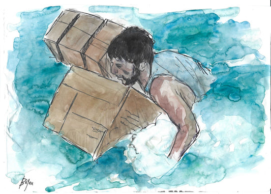 13. Aid in sea [$2000]