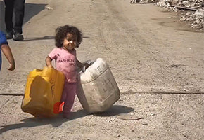 74. Little girl with water gallons [$2000]