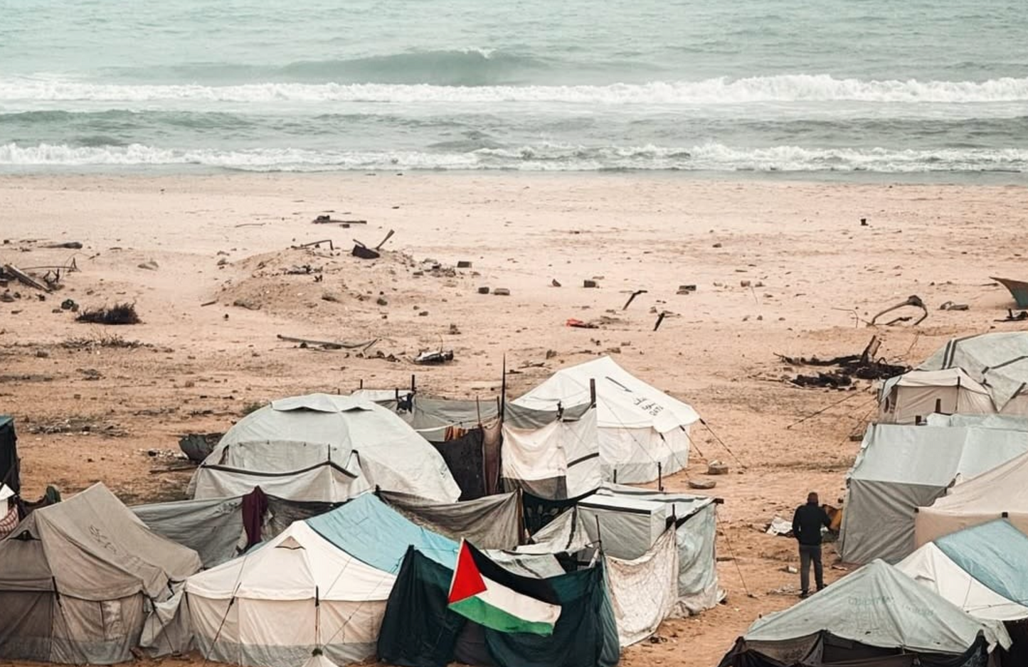49. Tents on beach [$2000]