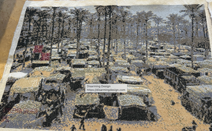 28. Palms and tents [$2000]