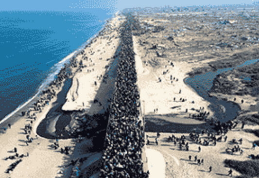 25. Return to north Gaza [$2000]