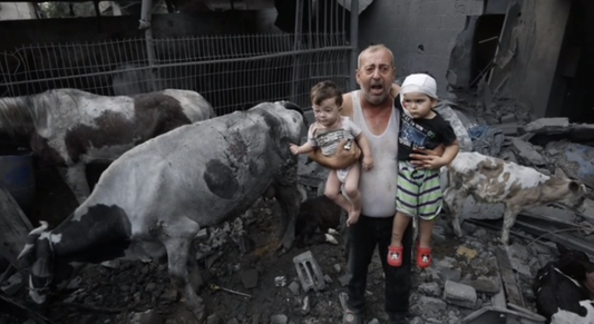 45. Father with children in farm [$2000]