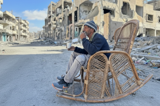 59. Old man on rocking chair [$2000]