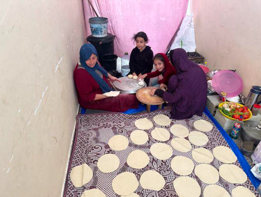 60. Mum preparing bread [$2000]