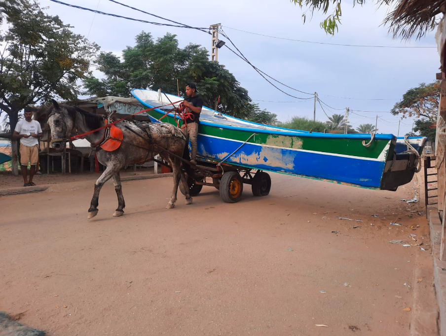 64. Boat on cart [$2000]